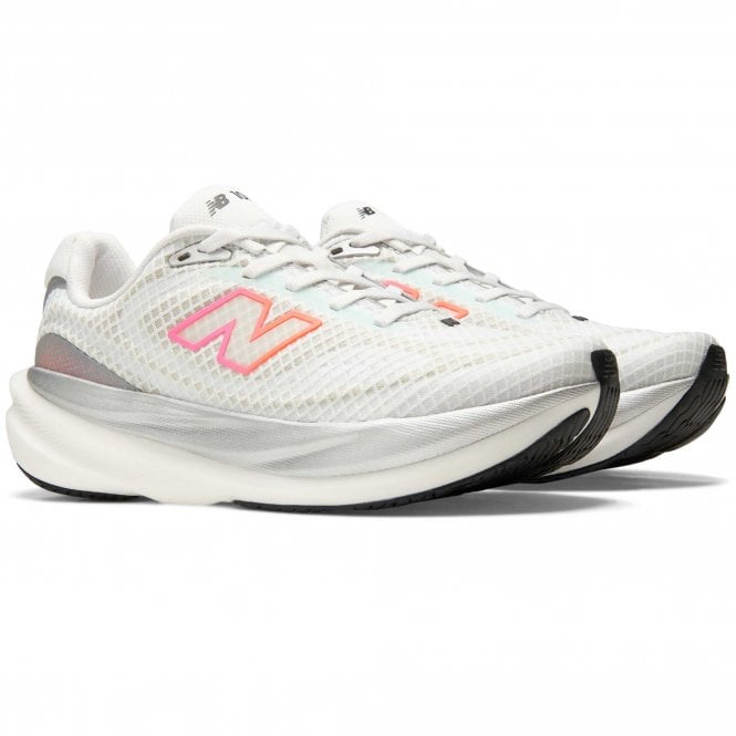 1080v15 Breathe Wide D Womens Running Shoes White/Pink/Orange