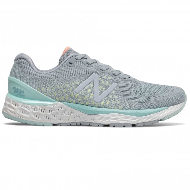 880v10 Womens Road Running Shoes Light Slate with Bali Blue