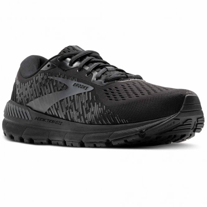 Addiction GTS 15 Wide 2E Mens Running Shoes All Black