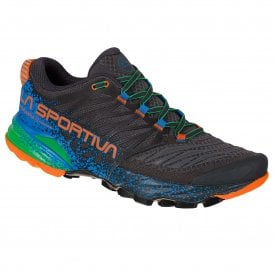 Akasha II Mens Trail Running Shoes Carbon/Flame