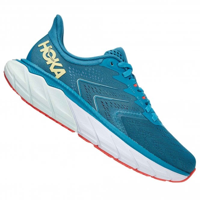 Arahi 5 Womens Running Shoes Mosaic Blue/Luminary Green