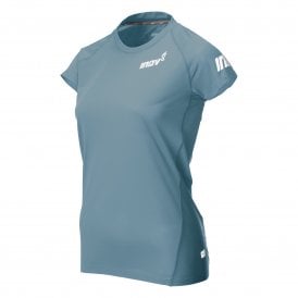 Base Elite Womens Short Sleeve Running Base Layer/T-shirt Blue Grey