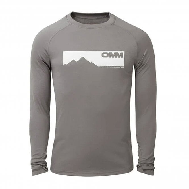 Bearing Tee Long Sleeved Men's Grey Mountain