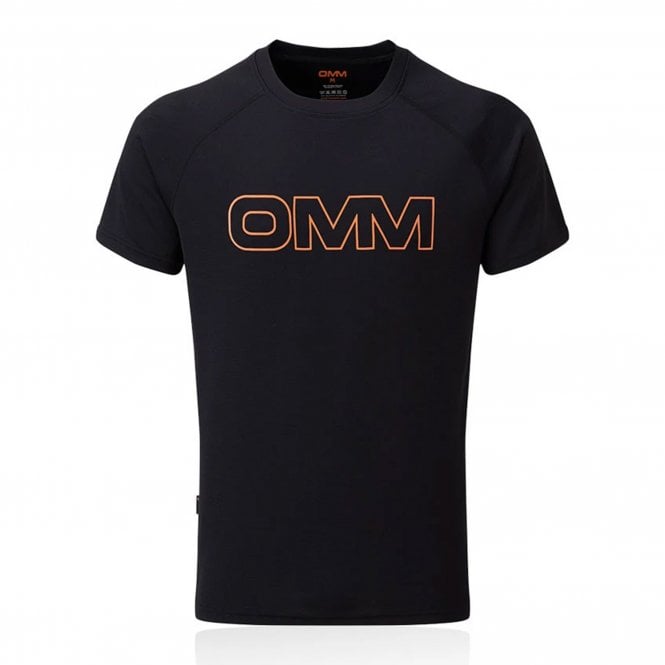 Bearing Tee Short Sleeved Men's Black (Chest Logo)