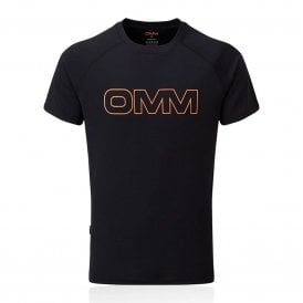 Bearing Tee Short Sleeved Men's Black (Chest Logo)