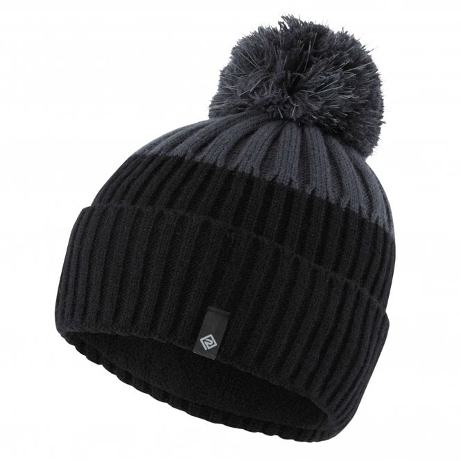 Bobble Hat Black/Charcoal (Temp Regulating)