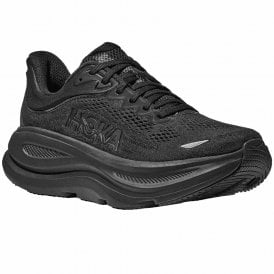 Bondi 9 Wide Womens Running Shoes Black/Black