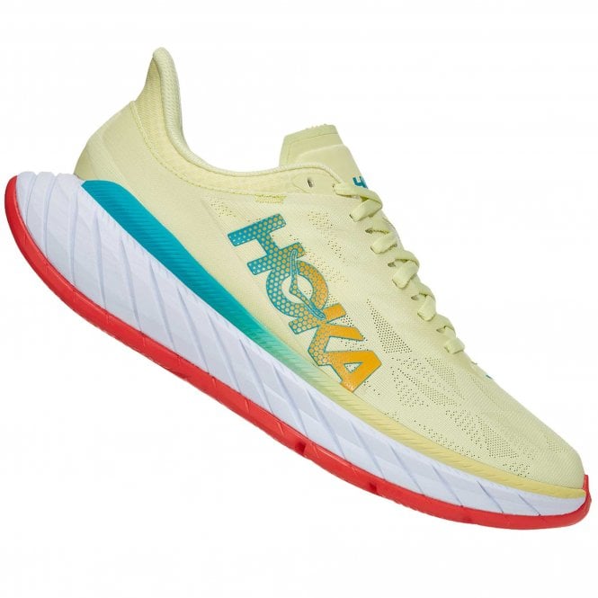 Carbon X 2 Mens Road Running Shoes Luminary Green/Hot Coral
