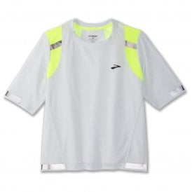 Carbonite Womens Hi-Vis Short Sleeve T-Shirt Icy Grey/Nightlife