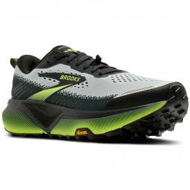 Cascadia 20 Wide 2E Mens Trail Running Shoes Grey/Black/Nightlife