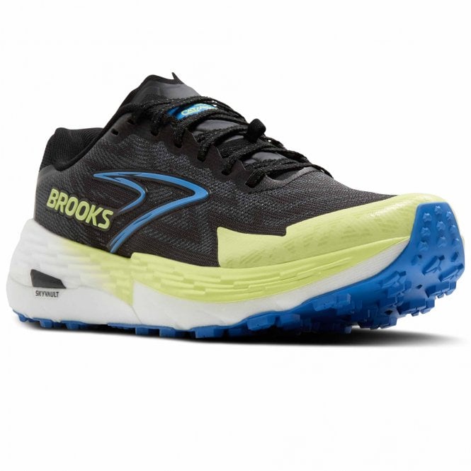Catamount 4 Men's Trail Running Shoe Black/Lime/Blue