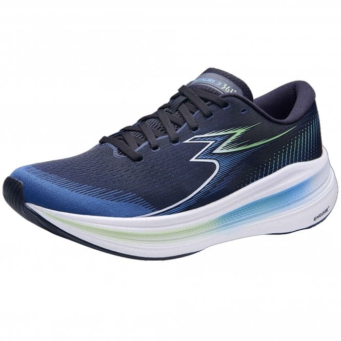 Centauri 3 Men's Running Shoes Midnight/Green Figs