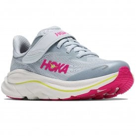 Clifton 10 Little Kids Running Shoe Overcast/Neon Dragonfruit
