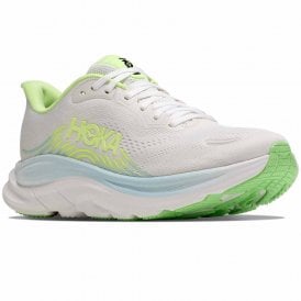 Clifton 11 Wide Womens Running Shoes Frost/Neon Yuzu