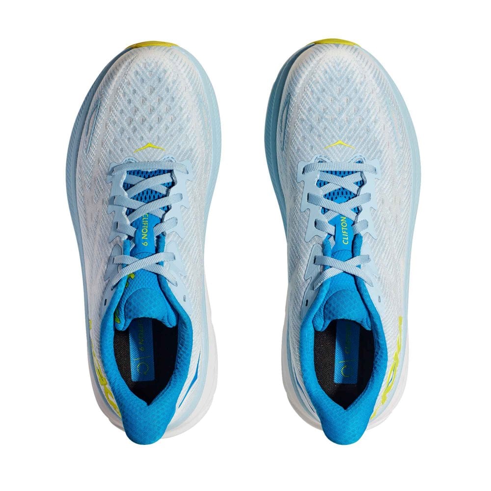 Hoka Clifton 9 Wide Mens (Ice Water/Evening Primrose) at  display picture 1