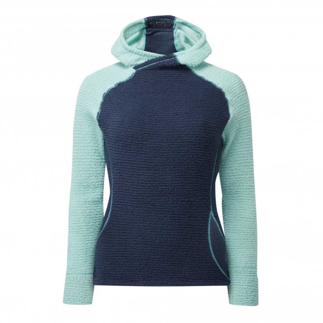 Core+ Hoodie Womens Navy/Aqua