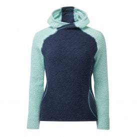 Core+ Hoodie Womens Navy/Aqua
