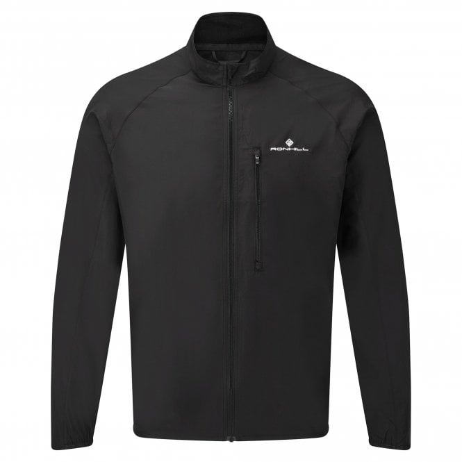 Core Mens Running Jacket All Black