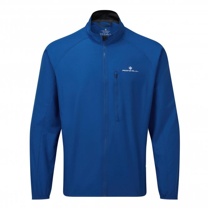 Core Mens Running Jacket Dark Cobalt/Bright White