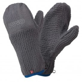 Core Mitt Unisex Insulated Winter Running Gloves/Mittens Grey