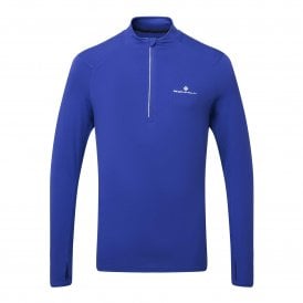 Core Thermal 1/2 Zip Mens Running Top Dark Cobalt/Bright White
