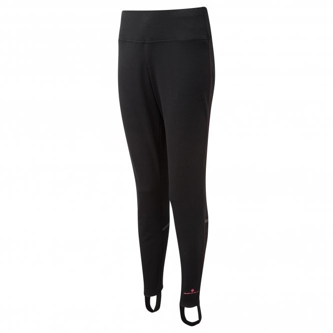 Core Trackster Womens Slim Running Pants/Trousers All Black