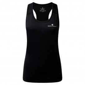 Core Womens Running Vest/Singlet Black/Bright White