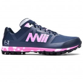 Crazy Light F2 Unisex Orienteering Shoes with Rubber Studs Dark Blue/Pink