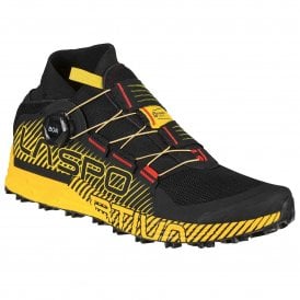 Cyklon Mens Trail Running Shoes Black/Yellow