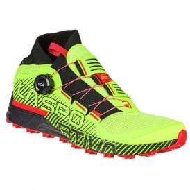 Cyklon Mens Trail Running Shoes Neon/Goji