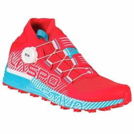 Cyklon Womens Trail Running Shoes Hibiscus/Malibu Blue