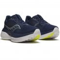 NEW SAUCONY men\'s endorphin trainer shoe in navy/primose Men main image 3