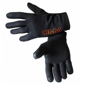 Fusion Windproof Running Gloves Black (with e-Tip for Devices)