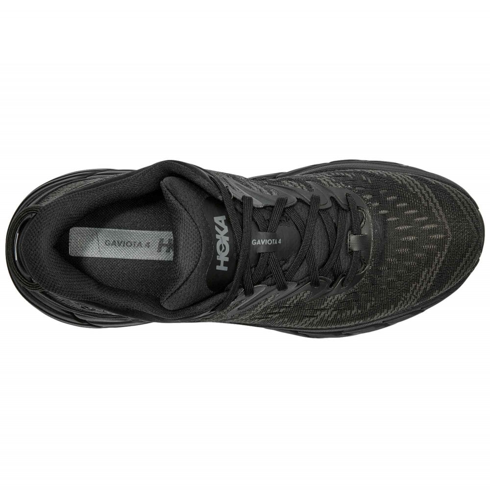 Hoka One One Gaviota 4 Mens Support Road Running Shoes Black  display picture 2