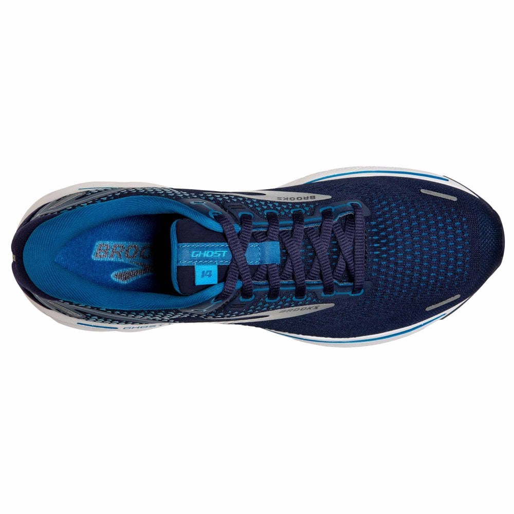 Ghost 14 Mens Road Running Shoes Navy/Stellar/White - Shoes  display picture 3