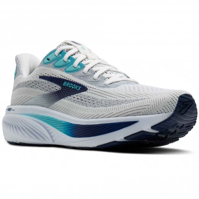 Ghost 17 Mens Running Shoes White/Beacon Blue/Ipanema