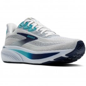 Ghost 17 Mens Running Shoes White/Beacon Blue/Ipanema