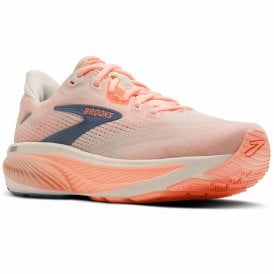 Ghost 18 Wide D Women's Running Shoes Star White/Cyber Peach/Grey