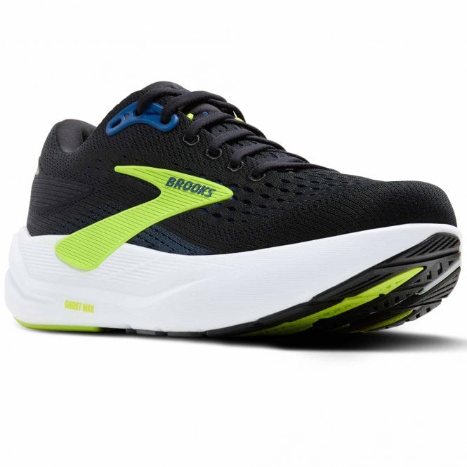 Ghost Max 3 Mens Running Shoes Black/Navy/Acid Lime