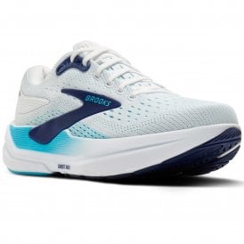 Ghost Max 3 Mens Running Shoes White/Beacon Blue/Teal