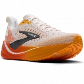 Ghost Max 4 Wide 2E Mens Running Shoes White/Orange/Red