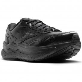 Ghost Max L Men's Leather Running Shoes Black/Black