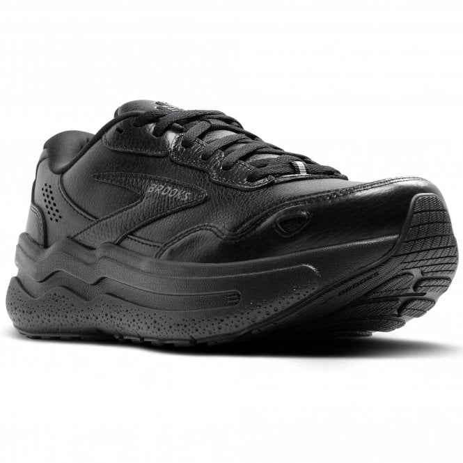 Ghost Max L Women's Leather Running Shoes Black/Black