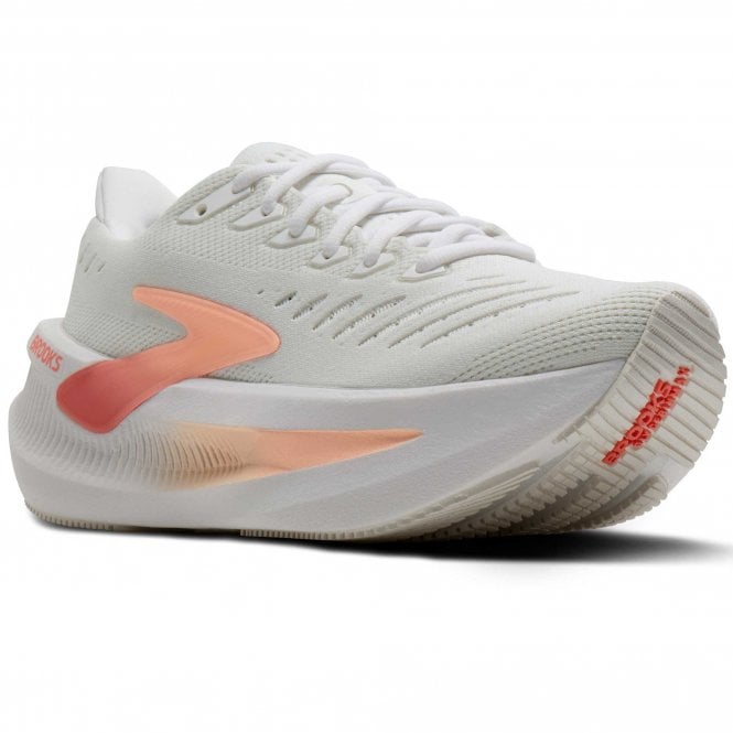Glycerin Max 2 Womens Running Shoes White/Coral/Peach