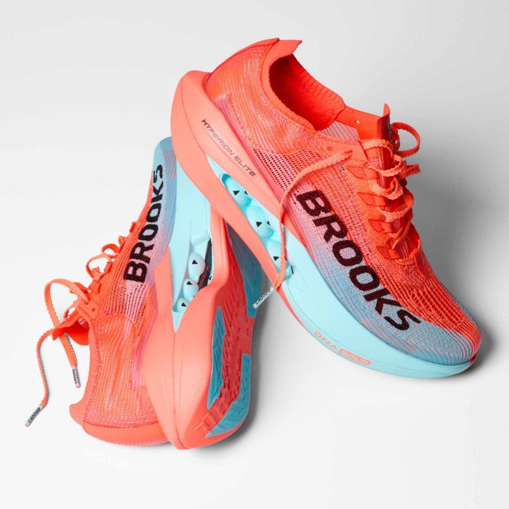 Hyperion Elite 5 Mens Running Shoes Pink Clay/Atomizer Blue  display picture 1