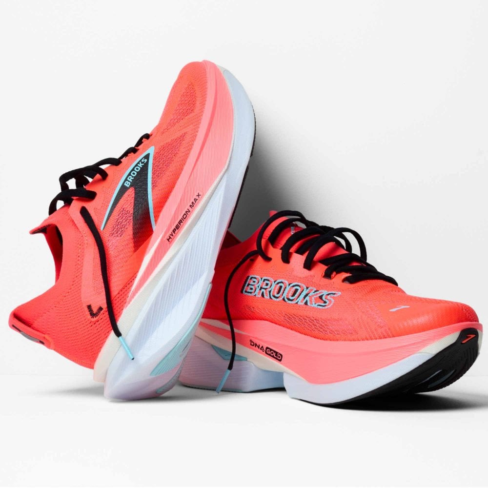 Hyperion Max 3 Mens Running Shoes Fiery Coral/Black/Atomizer  display picture 1