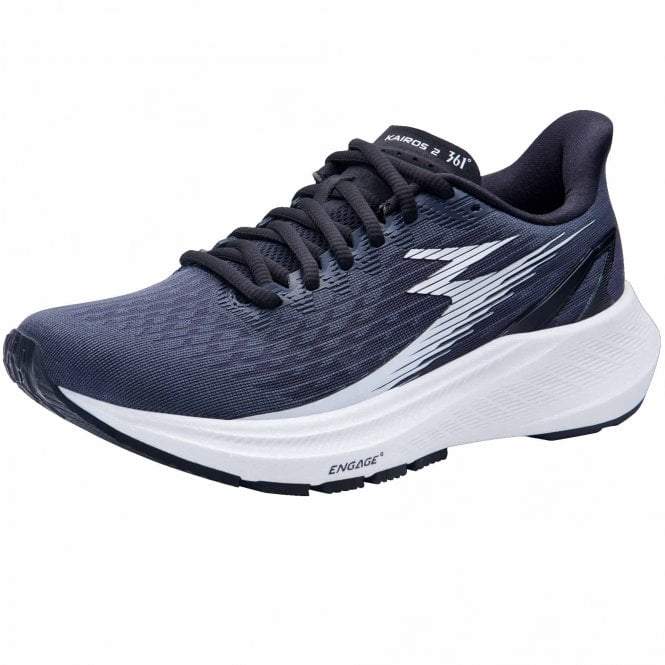 Kairos 2 Wide Mens Running Shoes Black/White