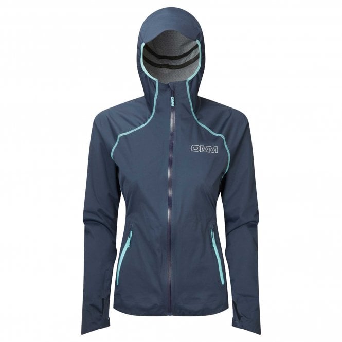 Kamleika Womens Waterproof Running Jacket with Stretch Navy