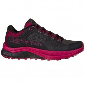 Karacal Womens Trail Running Shoes Black/Red Plum