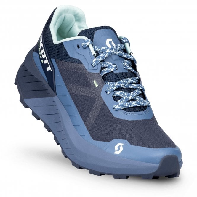 Kinabalu 3 Womens Trail Running Shoes Dark Blue/Metal Blue 